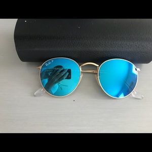 Blue polarized ray ban sunglasses